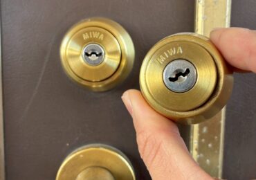 名古屋市北区　集合住宅　玄関鍵交換の施工事例画像