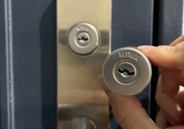 愛知県名古屋市南区　集合住宅　玄関鍵交換の施工事例画像