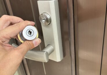 奈良市　住宅鍵交換の施工事例画像