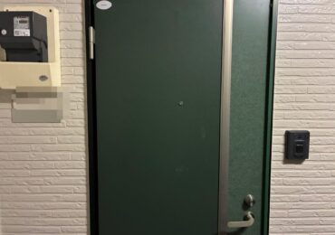 名古屋市中川区　集合住宅　玄関開錠の施工事例画像